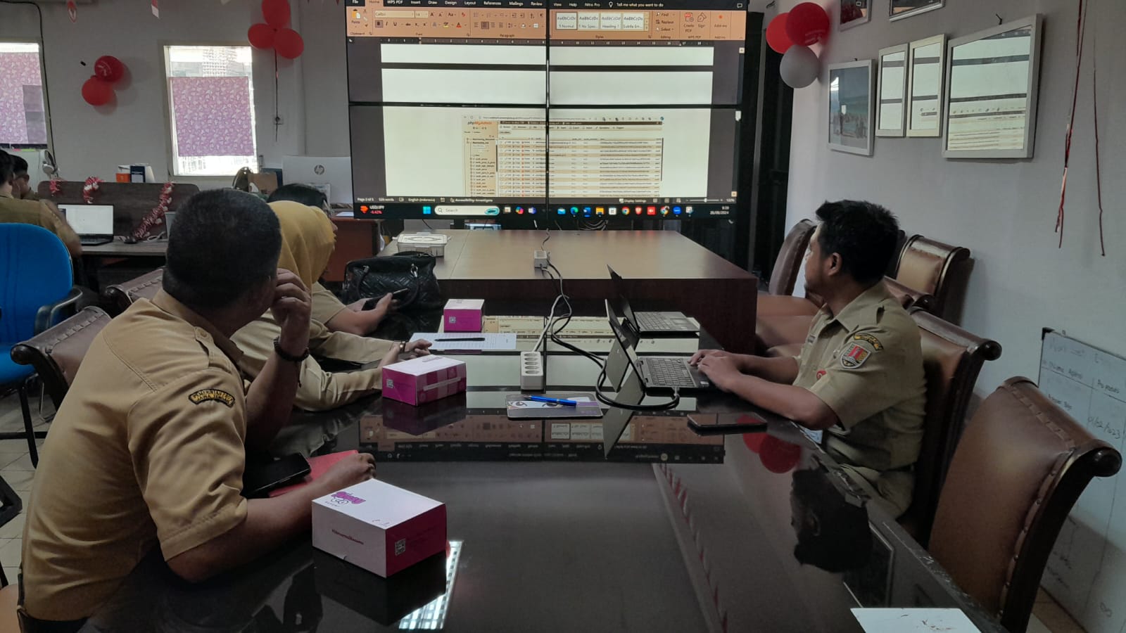 Rapat Koordinasi Mengenai Insiden Siber Web Dispertan Kota Semarang